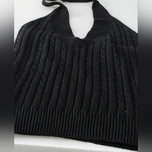 Absolutely Creative Cotton Sweater Halter Top